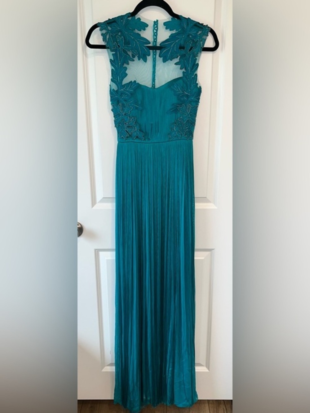 Catherine Deane Fringe Romantic Gown Dress Art Deco Elegant Wedding Event US 2